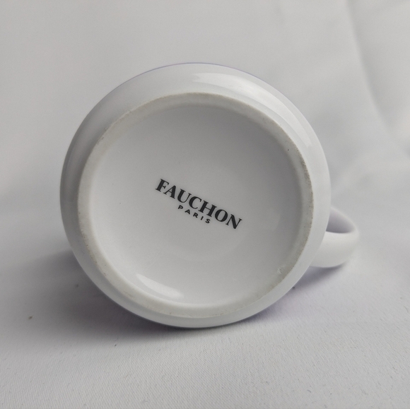 Vintage Retro FAUCHON Paris Coffee Mug Pink And Purple Art Deco Style - Picture 3 of 5